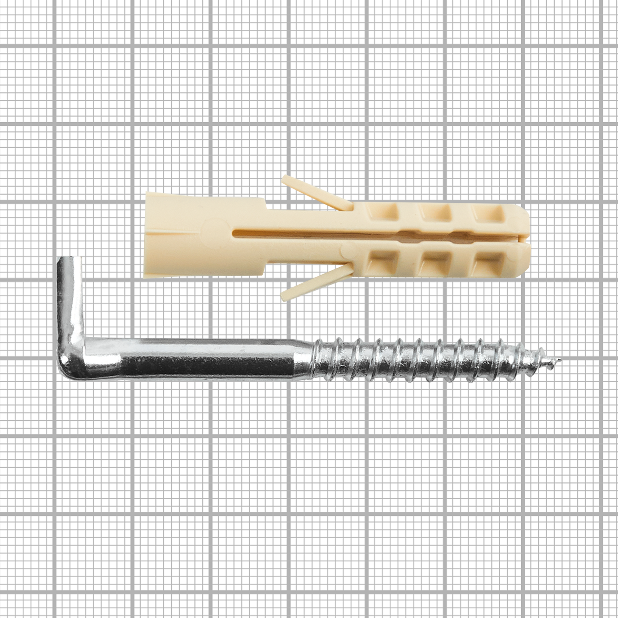 Крюк-шуруп L-образный ЕВРОПАРТНЕР 6×65 мм для навесных конструкций 87825847 STLM-0075955 - Вид №1