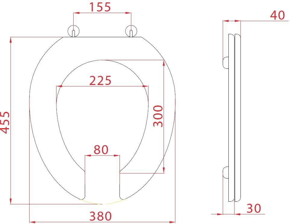 D0552/01 Крышка сиденье для унитаза Goman OPEN - Вид №1