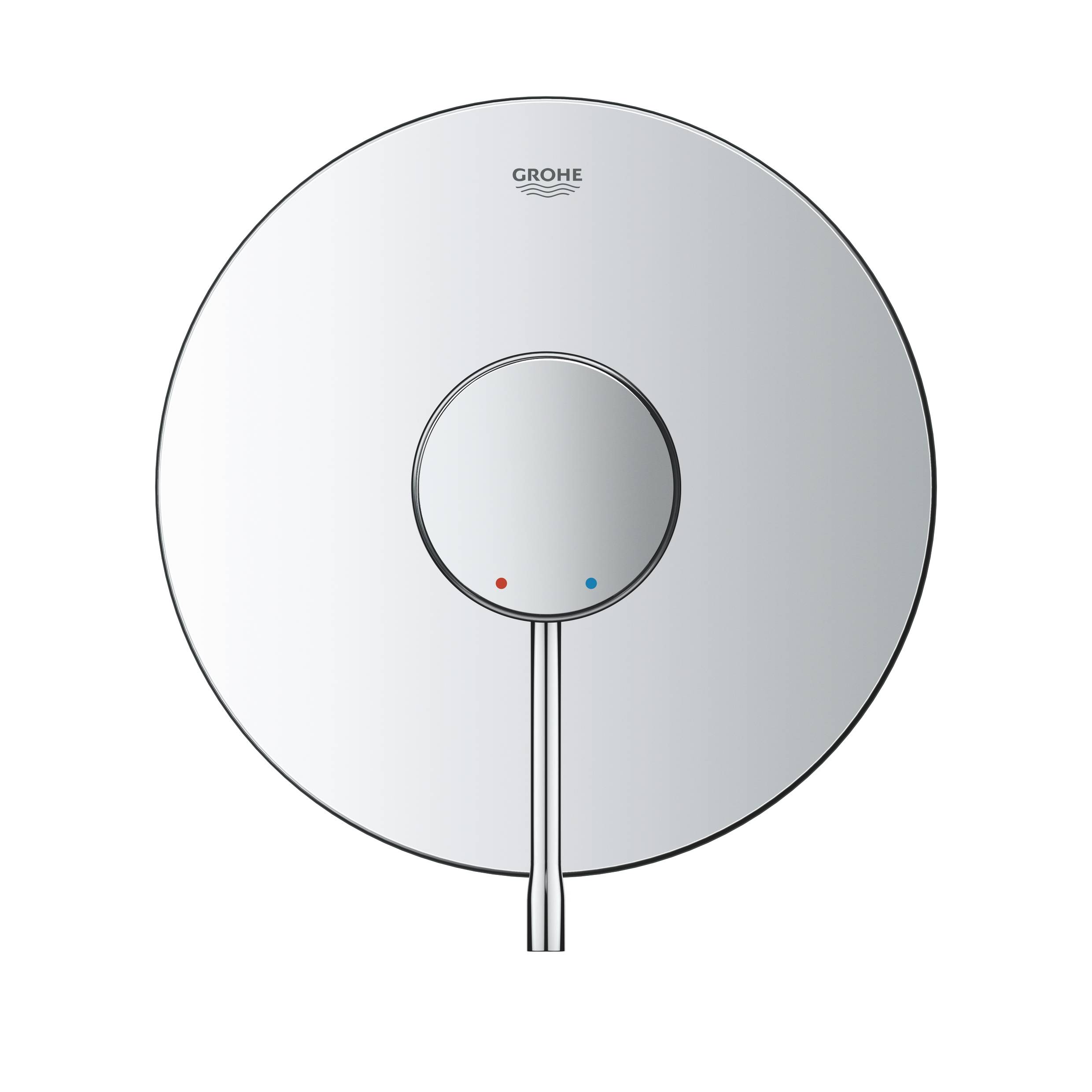 Смеситель однорычажный для душа GROHE Essence, круглая розетка, хром (24057001) - Вид №2