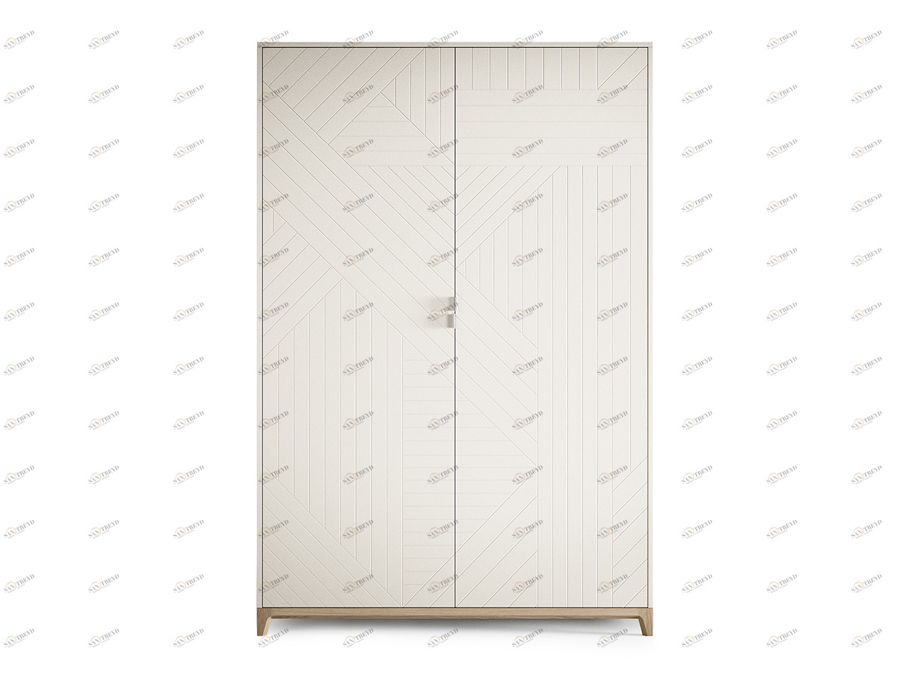 Шкаф распашной двухдверный слоновая кость Case THE IDEA  210353 Белый 