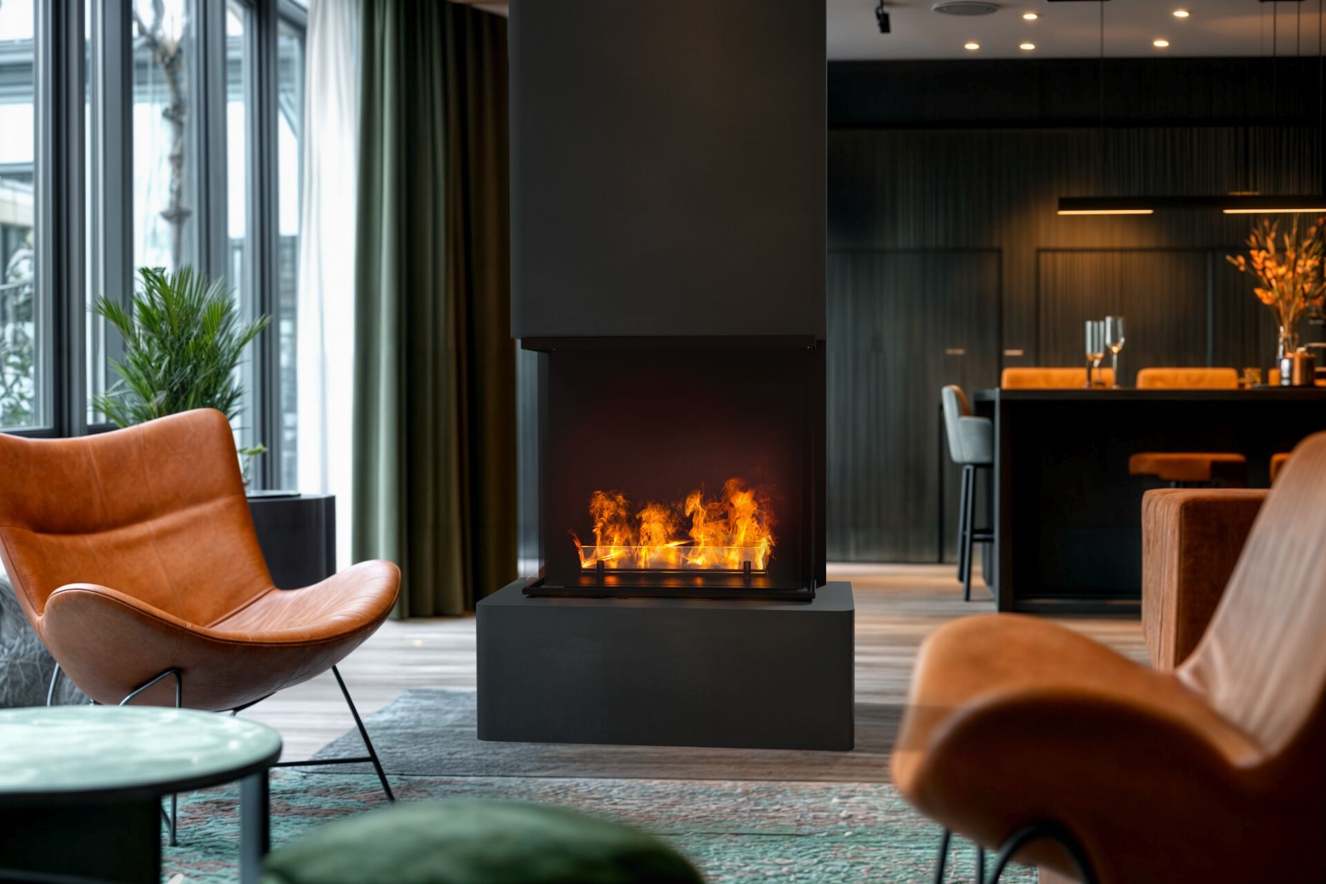 Отдельно стоящий паровой камин Planika AURA ARCH-00092213 - Вид №1