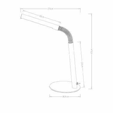 Настольная лампа Lucide Gilly 18602/03/31 LUCIDE КЛАССИЧЕСКИЕ 138976 Белый  - Вид №1