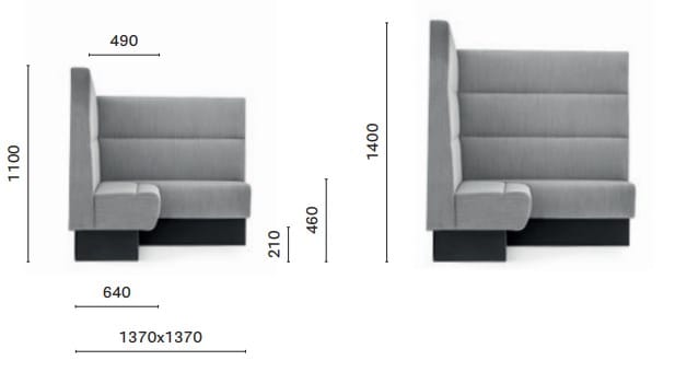 Диван с высокой спинкой Pedrali ARCH-00134861 - Вид №4