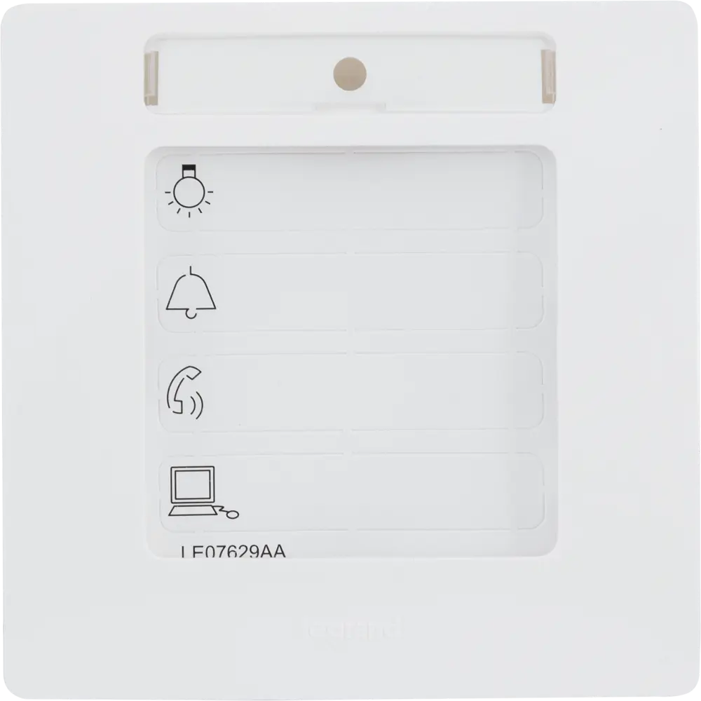 Рамка для розеток и выключателей Legrand Etika 1 пост, цвет белый 82496543 STLM-2061049