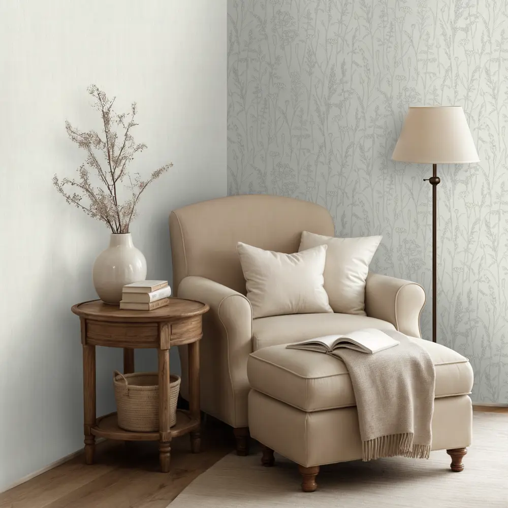 Обои флизелиновые Euro Decor Polina бежевые ED7314-01 89430194 STLM-2065027 - Вид №4