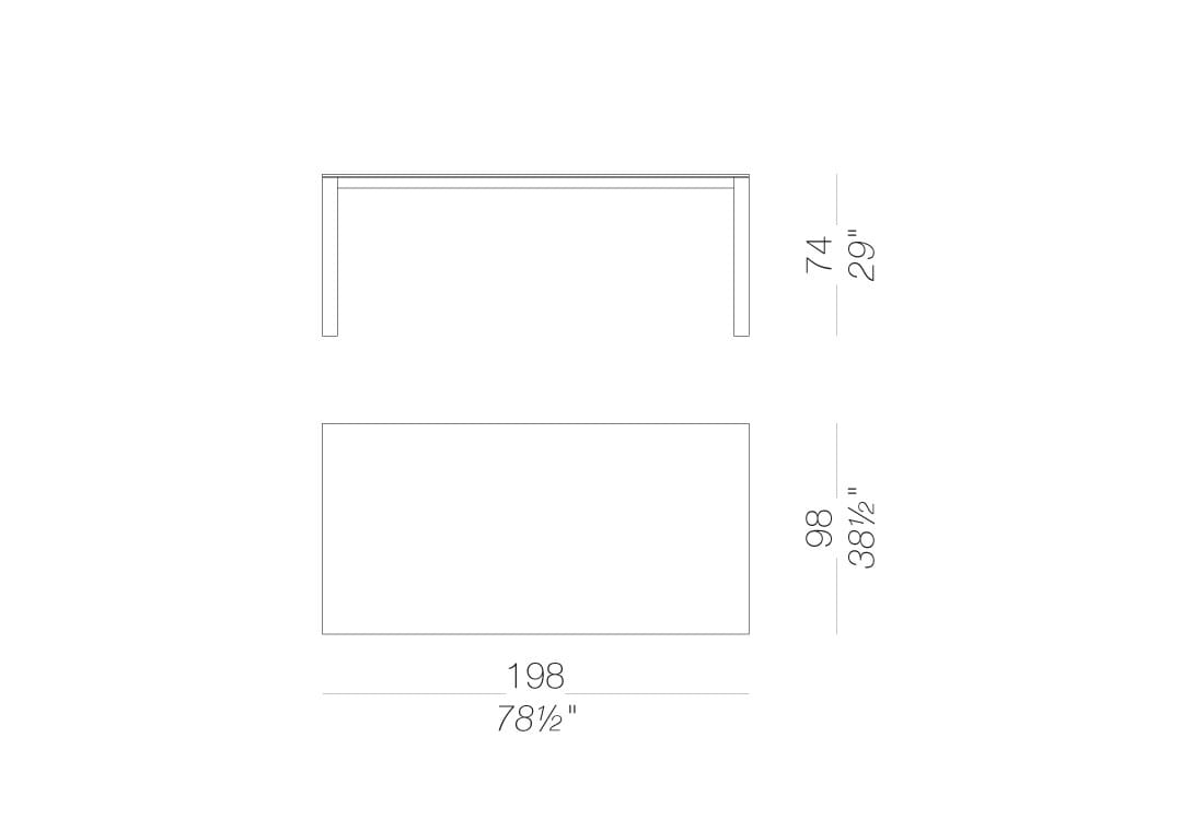 Прямоугольный садовый стол Lapalma APTA OUTDOOR ARCH-00090097 - Вид №9
