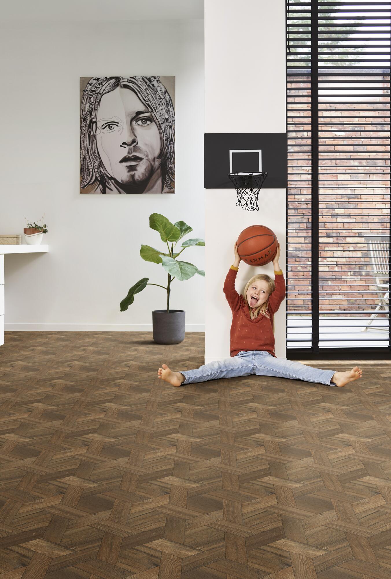 Нескользящий виниловый пол с эффектом дерева BEAUFLOR Hightex ARCH-00072339 - Вид №1