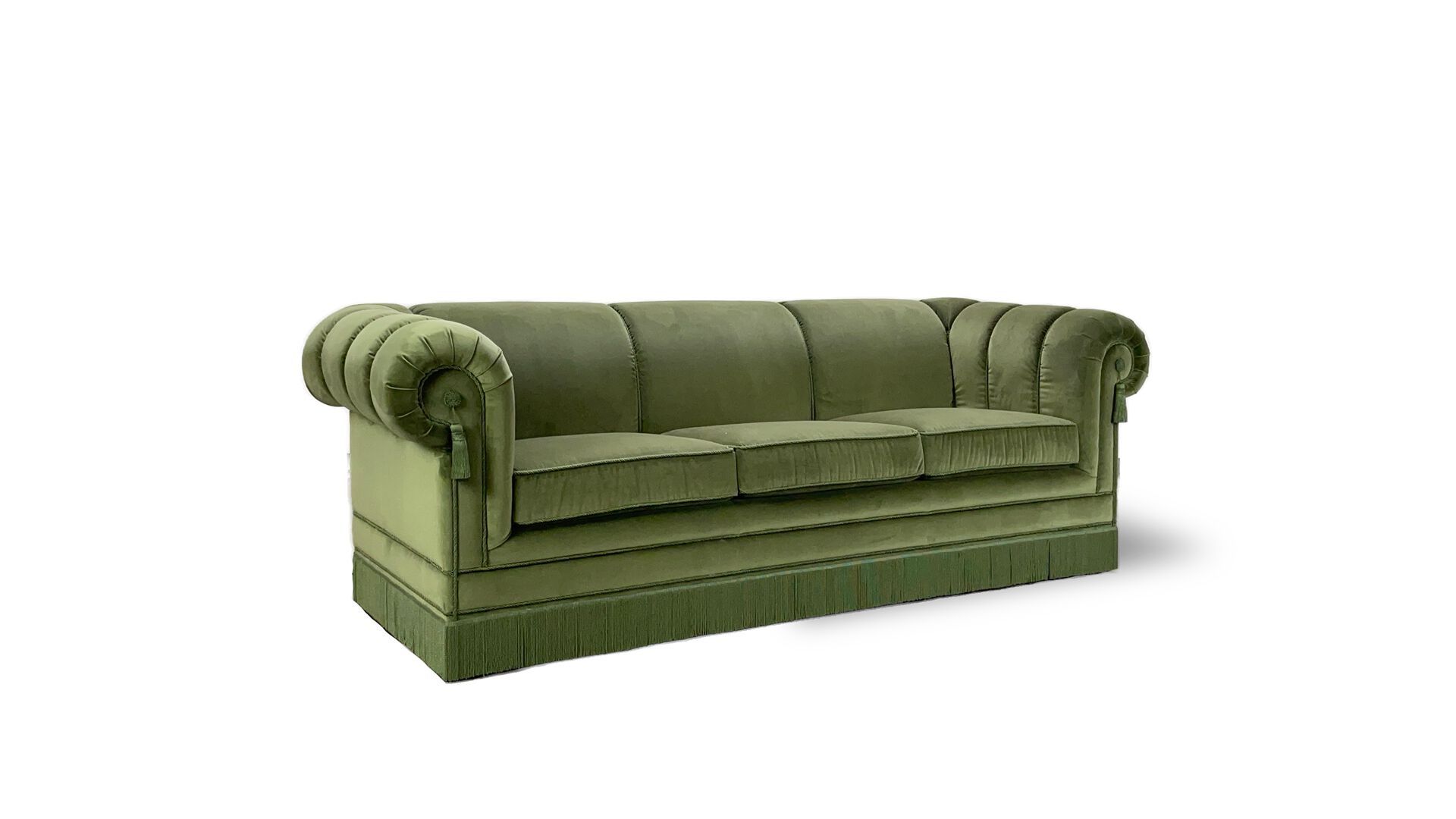 Бархатный диван ANGELO CAPPELLINI Эксклюзивная итальянская мебель ARCH-00148143 - Вид №1