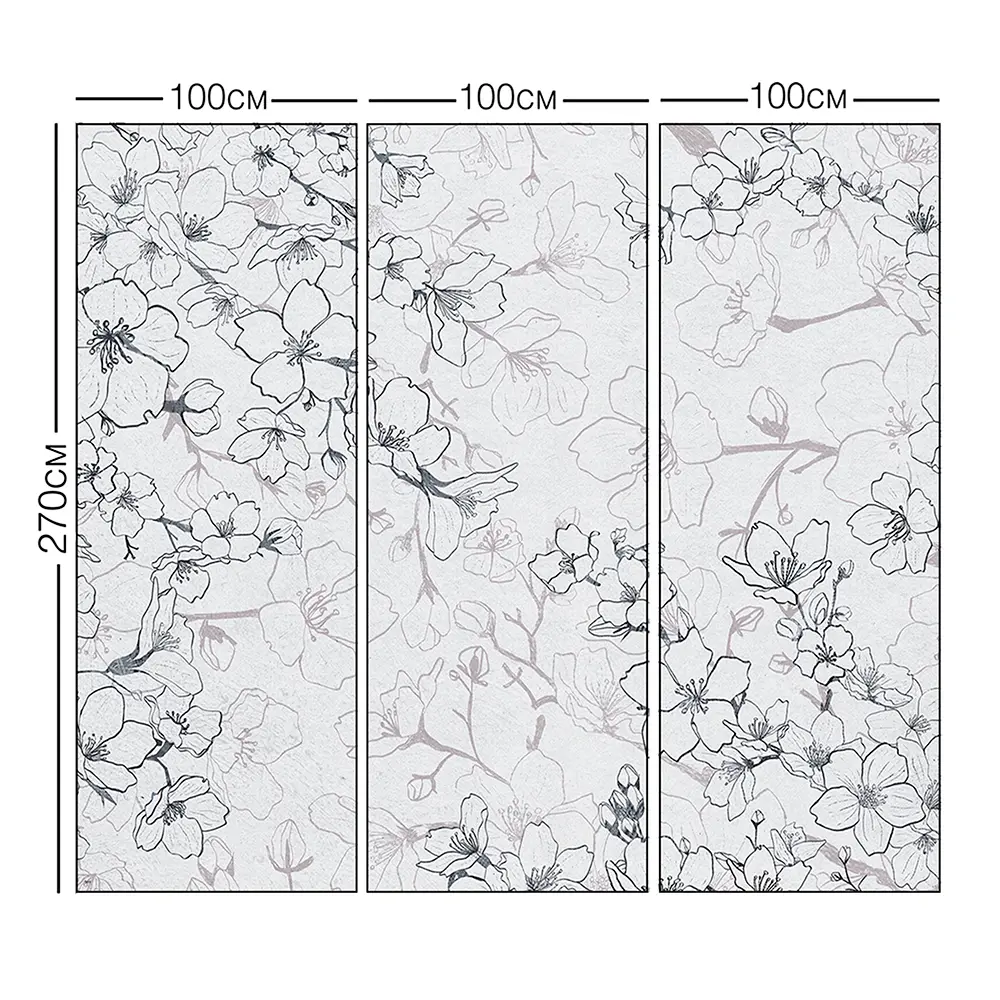 Фотообои Эскиз углем флизелиновые 300x270 см L13-561 FBRUSH 3D FLIZART STLM-2028010 - Вид №4