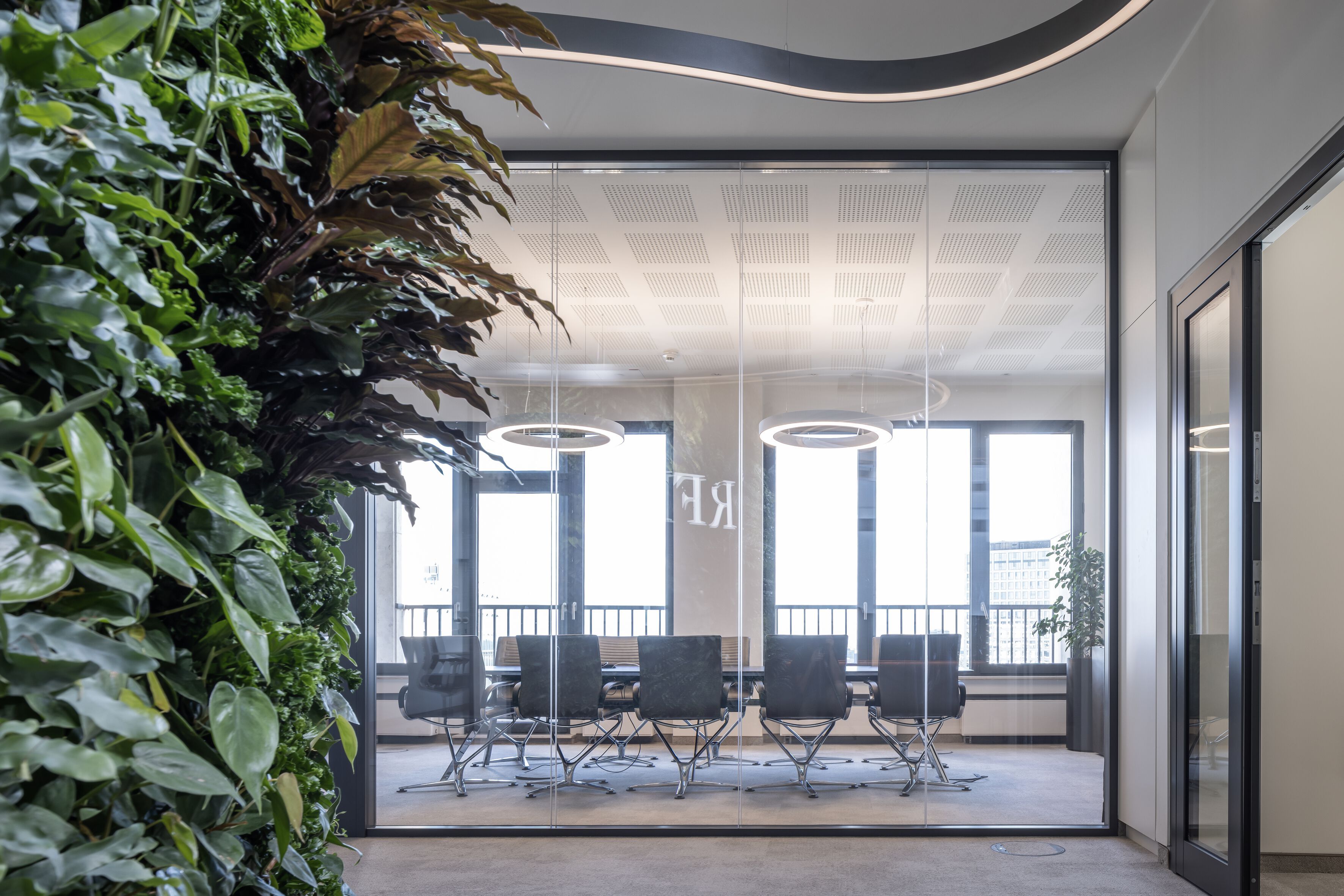 Стеклянная перегородка Lindner LIFE CLEAR ARCH-00018513 - Вид №1