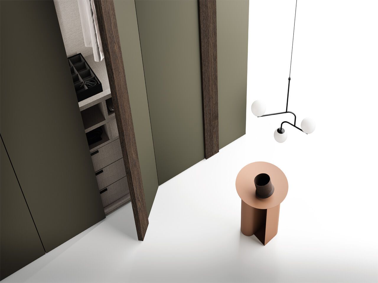 Деревянный секционный шкаф Santalucia Mobili DOUBLE BATTENTE ARCH-00077019 - Вид №4