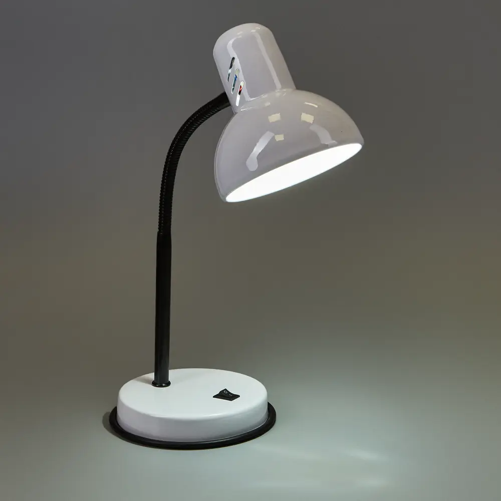 Рабочая лампа настольная Семь огней Эйр 1 лампа Е27 цвет белый STLM-2024894 - Вид №1