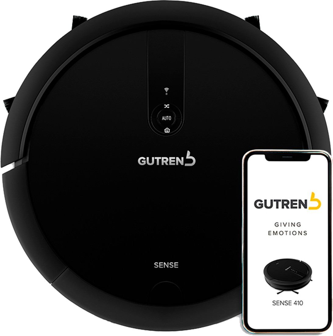 G410B Робот-пылесос sense 410 (черный) Gutrend Santreyd 