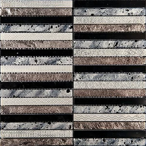 МОЗАИКА ИЗ МРАМОРА GLN-3 SKALINI GOLDEN LINE