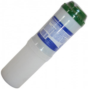 Картридж угольный, комбинированный 10SL (активированный уголь из скорлупы кокосовых орехов, гранулы полипропиленового волокна, загрузка KDF) Aquafilter FCCBKDF-STO, 669