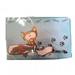 ПР0038106 Коврик под миску No milk today 28х43см, полипропилен Foxie