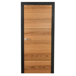 Дверь межкомнатная глухая Loft 80x200 см шпон цвет дуб рустик с замком