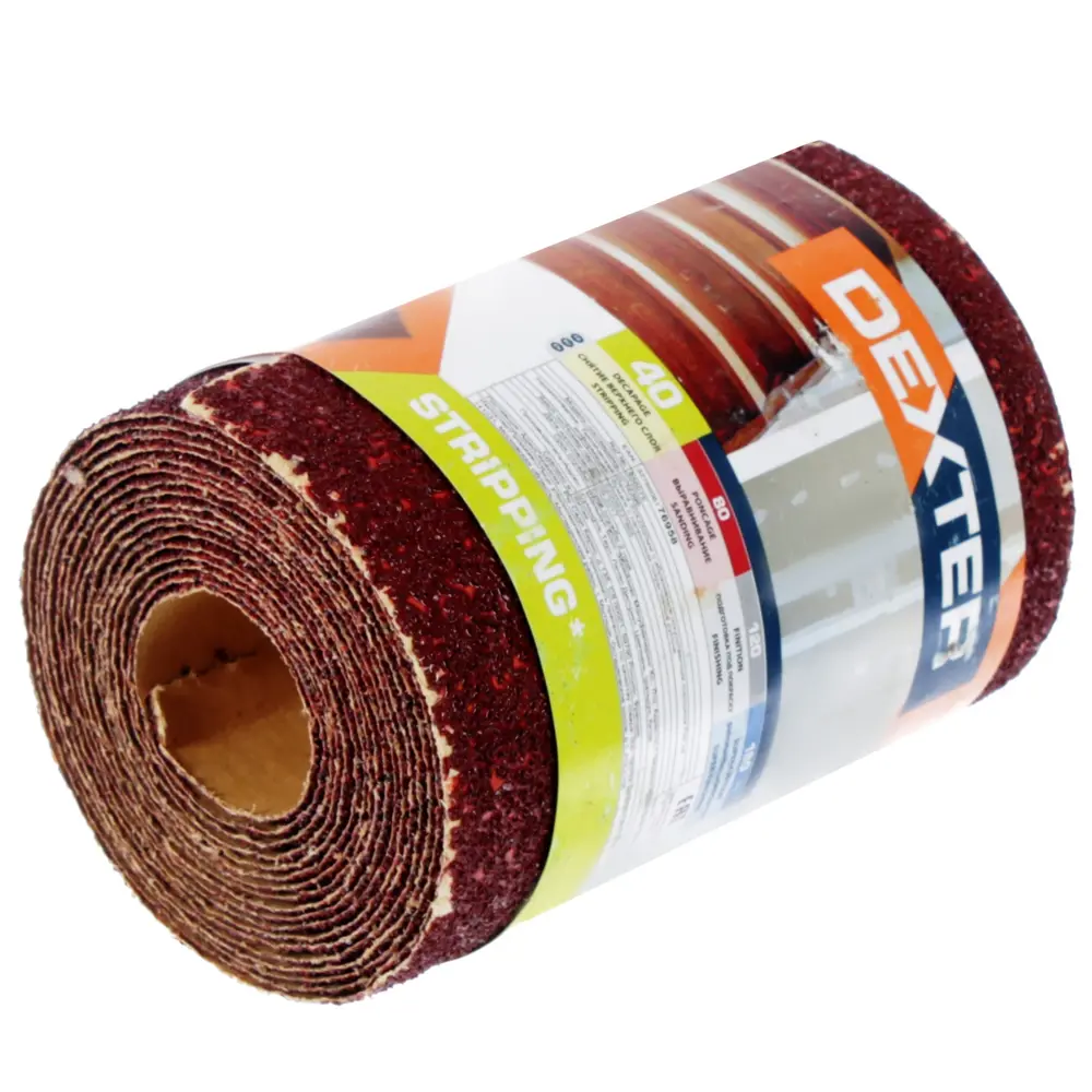 Абразивный рулон Dexter P40 для грубой шлифовки деревянных поверхностей 18783891 STLM-0012676 - Вид №2