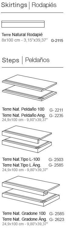 Aparici Настенная / напольная плитка из керамогранита с эффектом терракоты Terre sun-id-1431541 - Вид №11