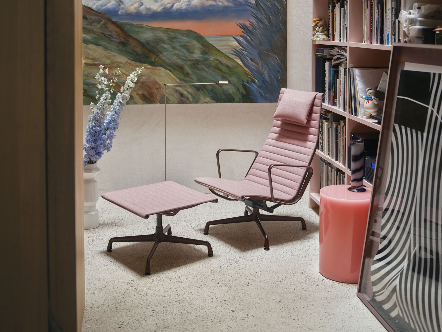 Тканевая спицевая подставка для ног VITRA Eames Aluminium Group ARCH-00128085 - Вид №2