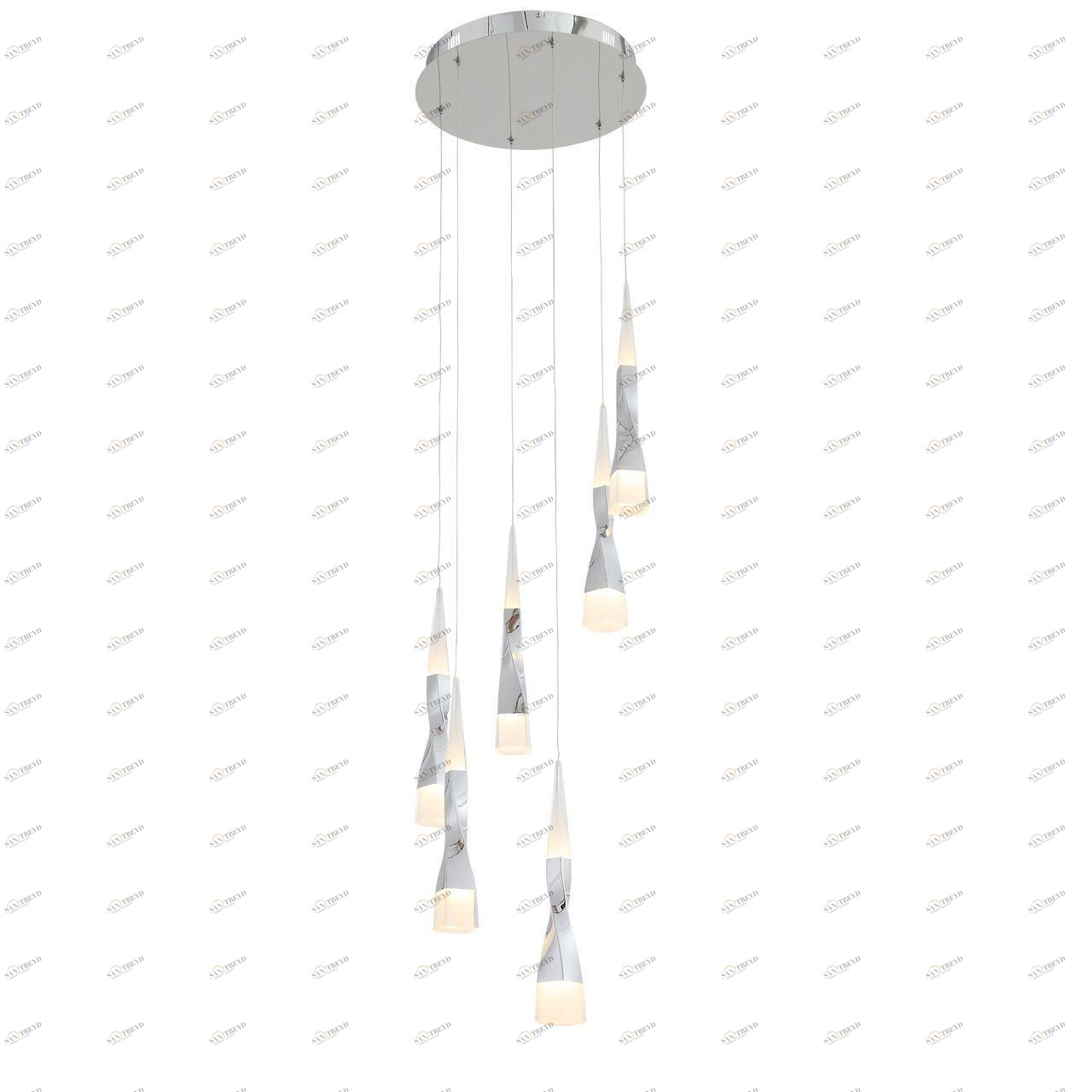 Подвесная светодиодная люстра ST Luce Bochie SL405.103.06 ST LUCE ДИЗАЙНЕРСКИЕ, BOCHIE 279901 Белый 