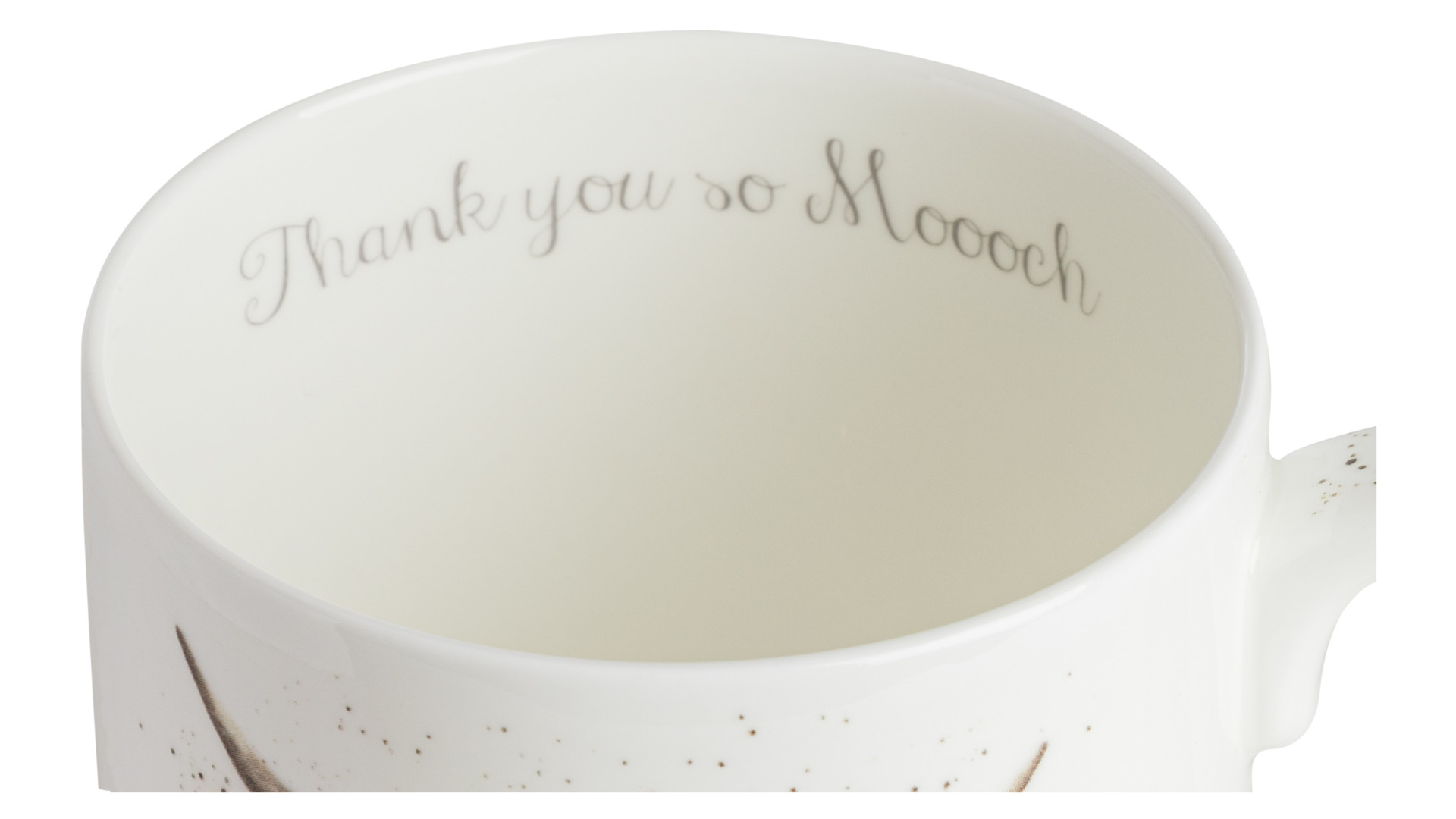 10655481 Royal Worcester Кружка Royal Worcester "Забавная фауна.Спасибо от бычка" 400мл Фарфор костяной  - Вид №2
