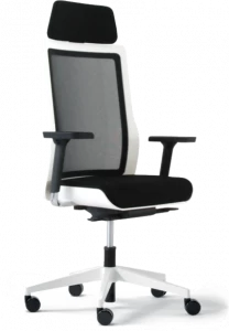 Wiesner-Hager Поворотный офисный стул из ткани с 5 спицами и подлокотниками Poi 5435