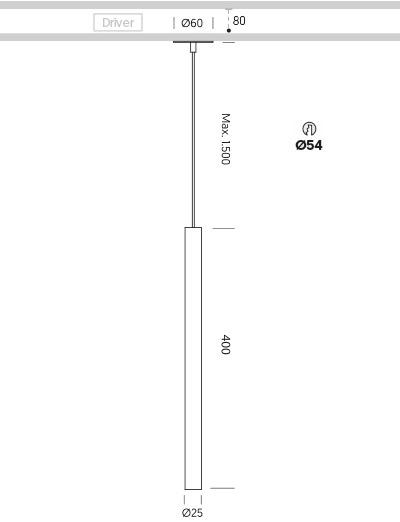 ONOK Lighting Светодиодная подвесная лампа Tube sun-id-1492562 - Вид №4