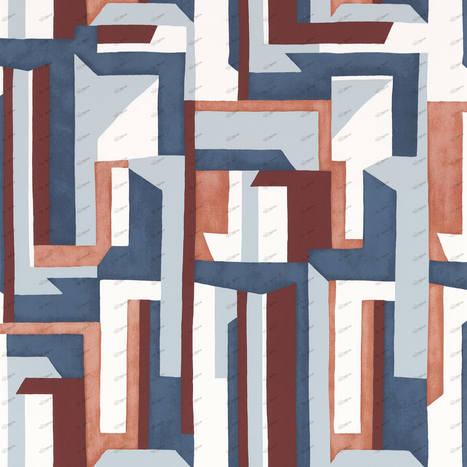 Рулон обоев CASAMANCE 74481454 Основа нетканая бумага MISURA