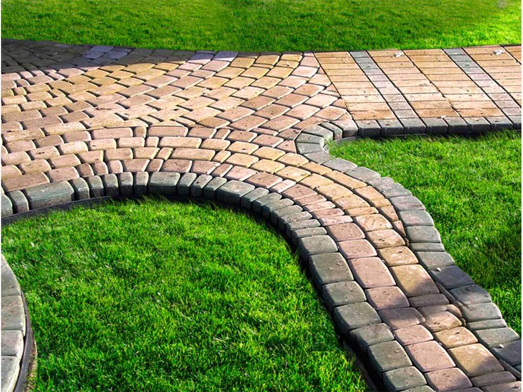 Пластиковый бордюр 45 мм, длина 1 м, зелёный ГеоПластБорд GPBST-33 - Вид №5