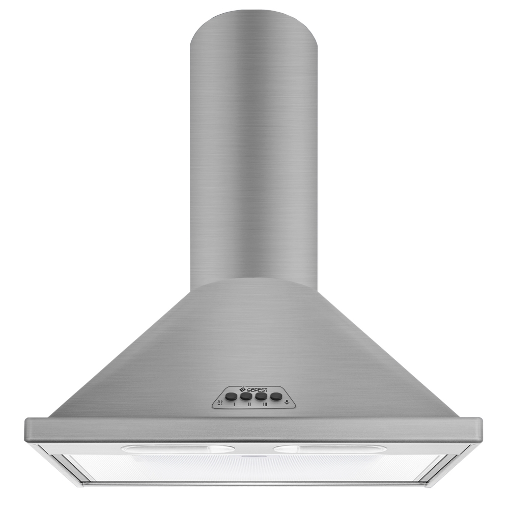 1349136 Вытяжка каминная Gefest ВО 1602 К30 серебристый STDN-0038166