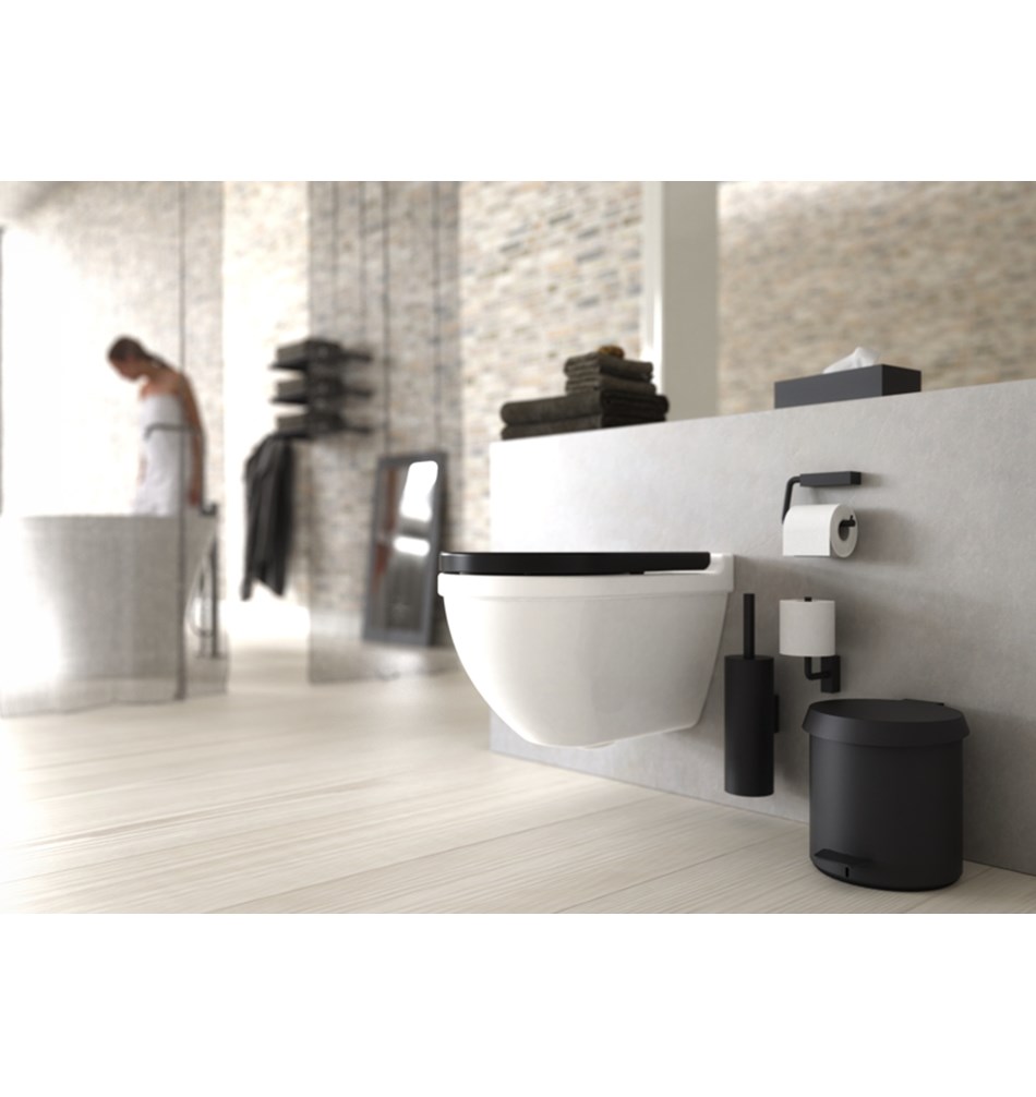 FROST Ершик для унитаза 4, настенный » черный Нержавеющая сталь Черный Q302336575  - Вид №3