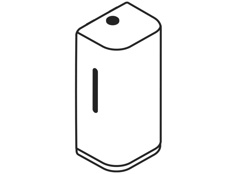 477.06.10199 Дозатор для жидкого мыла HEWI Serie 477/801  - Вид №17