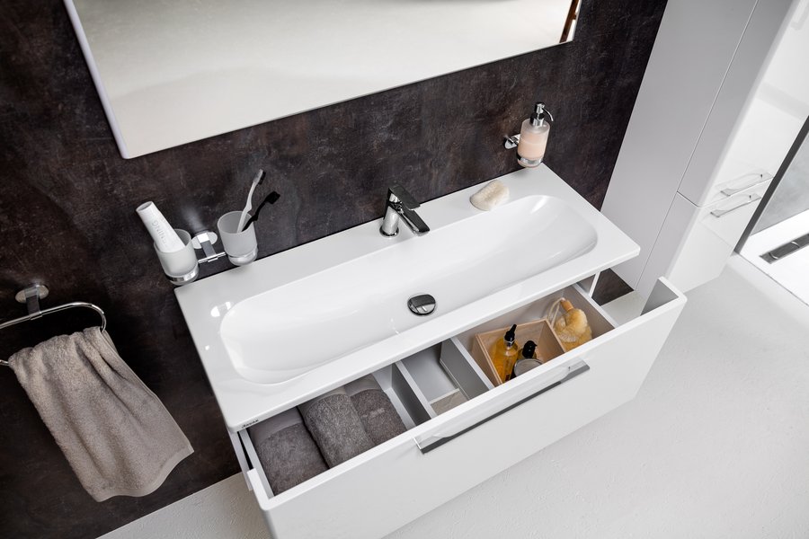 Тумба под умывальник SD 1000 Ring белая Ravak X000000769 - Вид №9