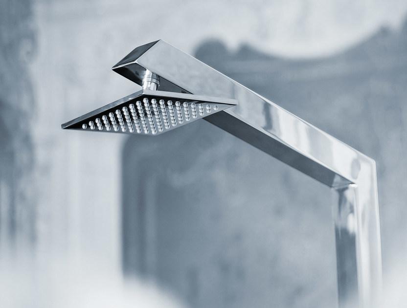 Inoxstyle Открытый душ из нержавеющей стали с ручным душем Tecno cube 01015 mmt stylo - Вид №3