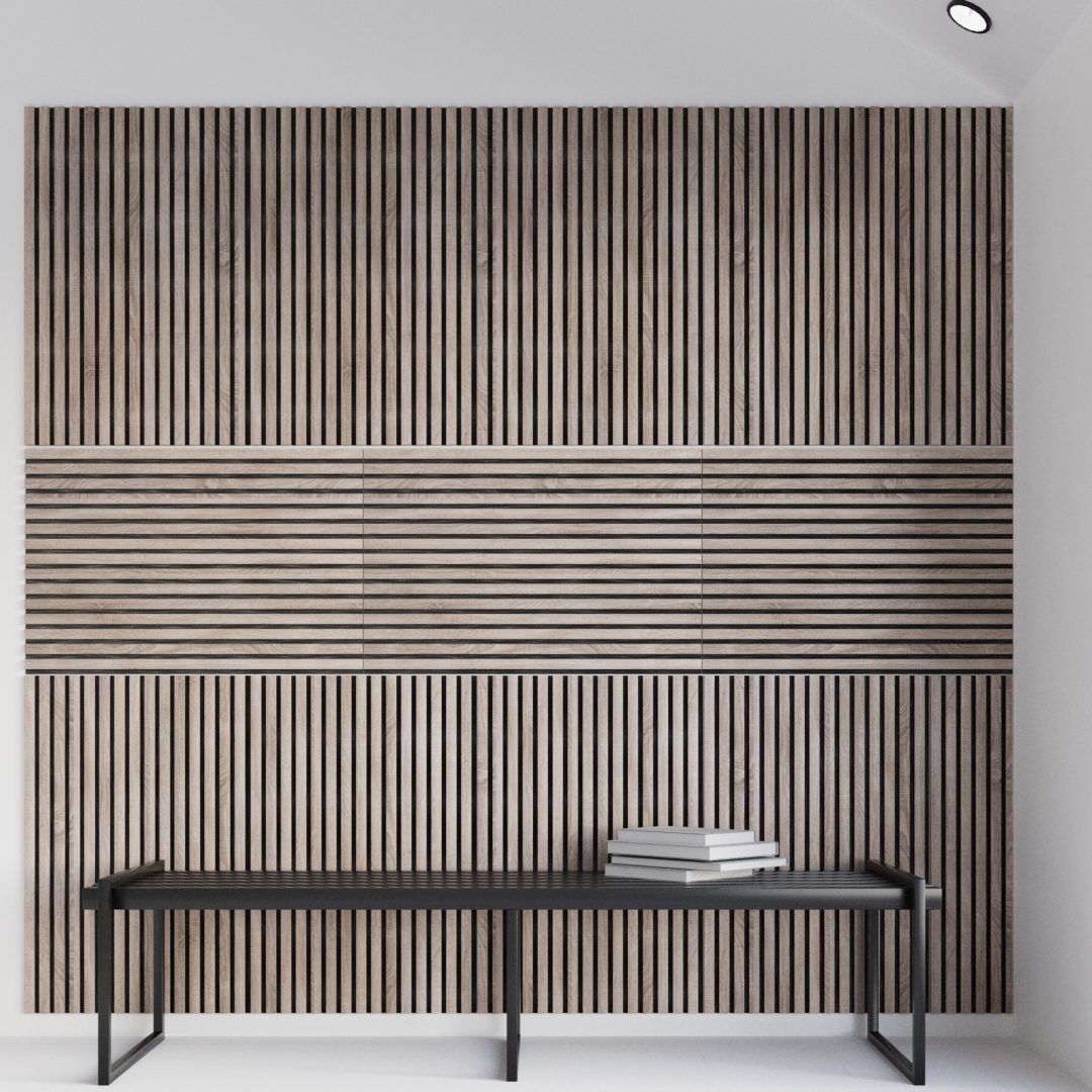 Панель Стеновая Акустическая Stella Trend Standart Дуб Винтаж 900х600х21 (уп.1шт.) STSR-03 - Вид №1