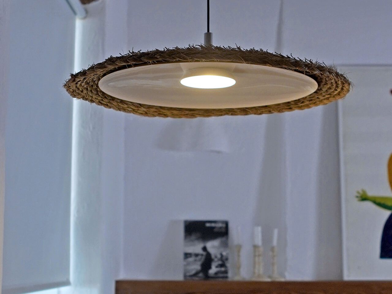 Светодиодный подвесной светильник из растительного волокна Olé Lighting Illa ARCH-00063990 - Вид №3