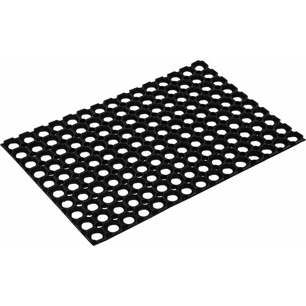 Коврик грязезащитный каучук Amigo 40x60 см цвет черный 89435278 STLM-2092724 