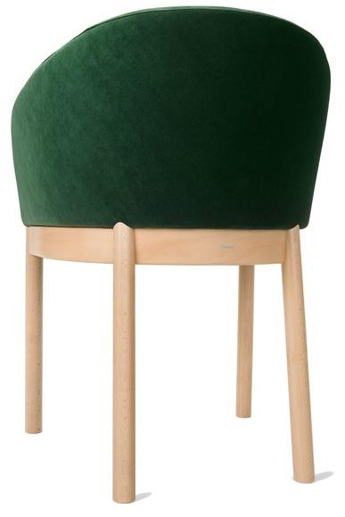 Paged Стул из ткани с подлокотниками Viena B-viena - Вид №2