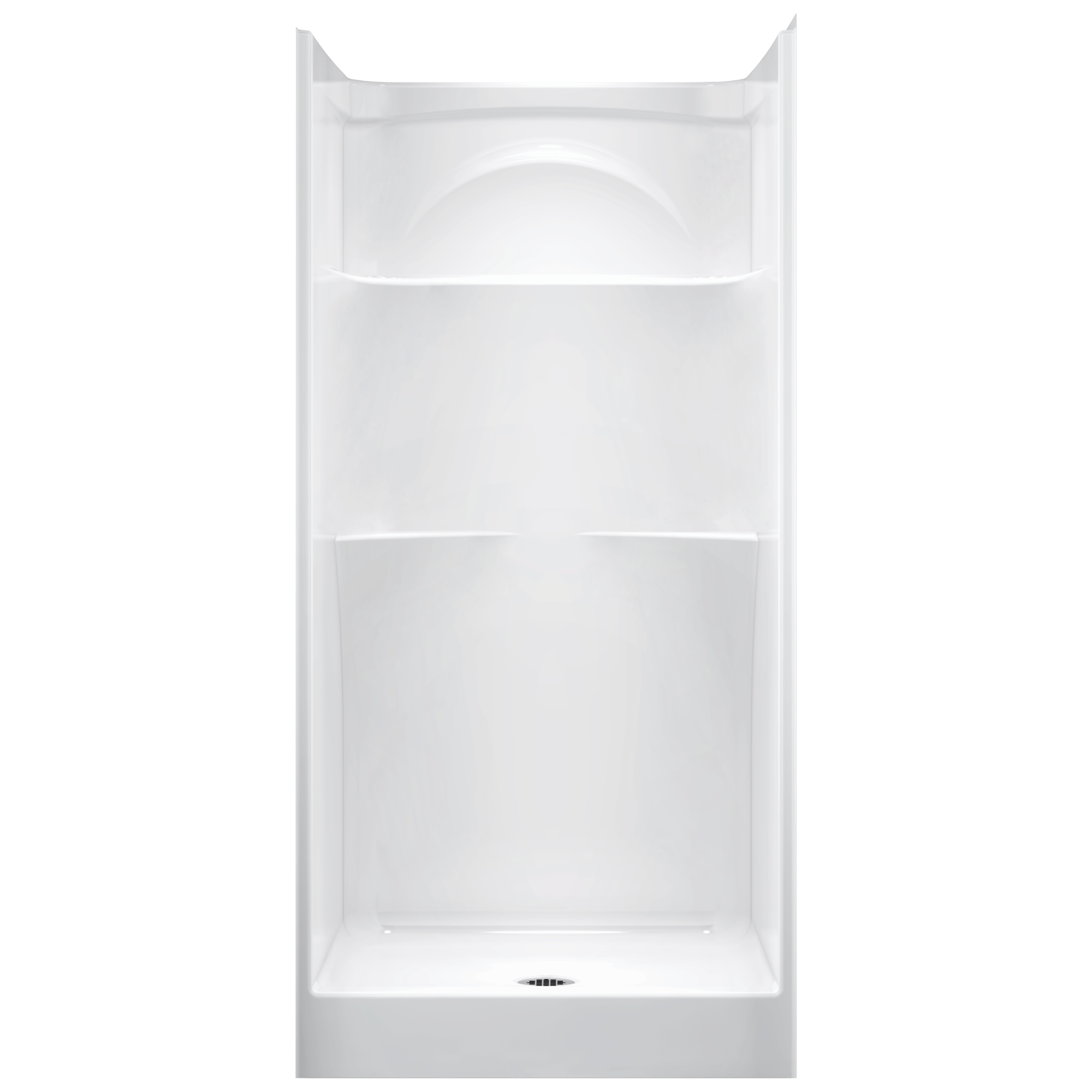 213637AC01 36 дюймов X 37 дюймов. Цельный душ Delta Faucet Styla Глянцевая кость 