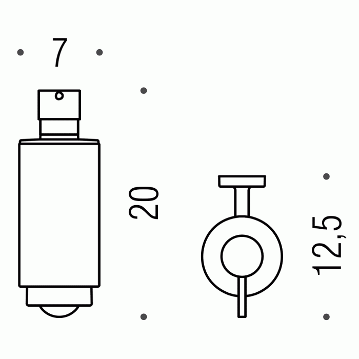 B9323 Дозатор для жидкого мыла COLOMBO NORDIC Colombo Design - Вид №2