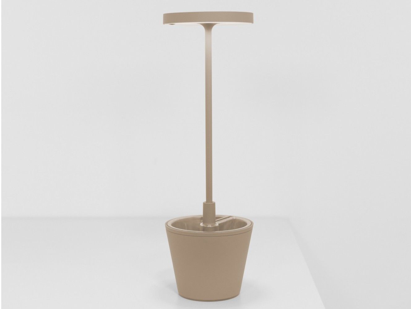 Алюминиевая аккумуляторная батарея настольная лампа Zafferano Poldina ARCH-00059520 - Вид №5