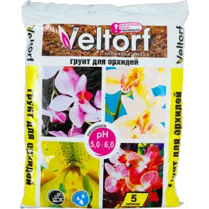 VELTORF Питательный грунт для орхидей 5 л - готовый субстрат 14578292