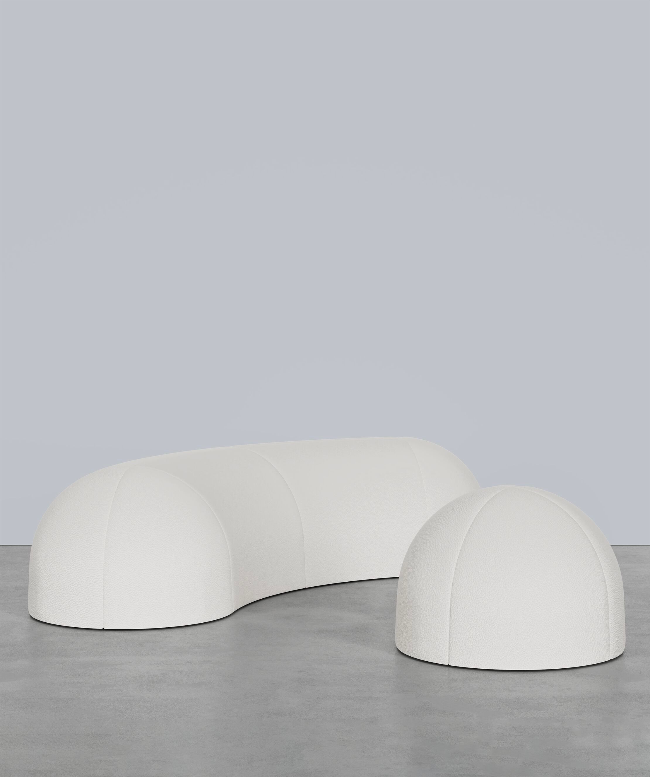 Круглый пуф из ткани Secolo Nuba ARCH-00152774 - Вид №3