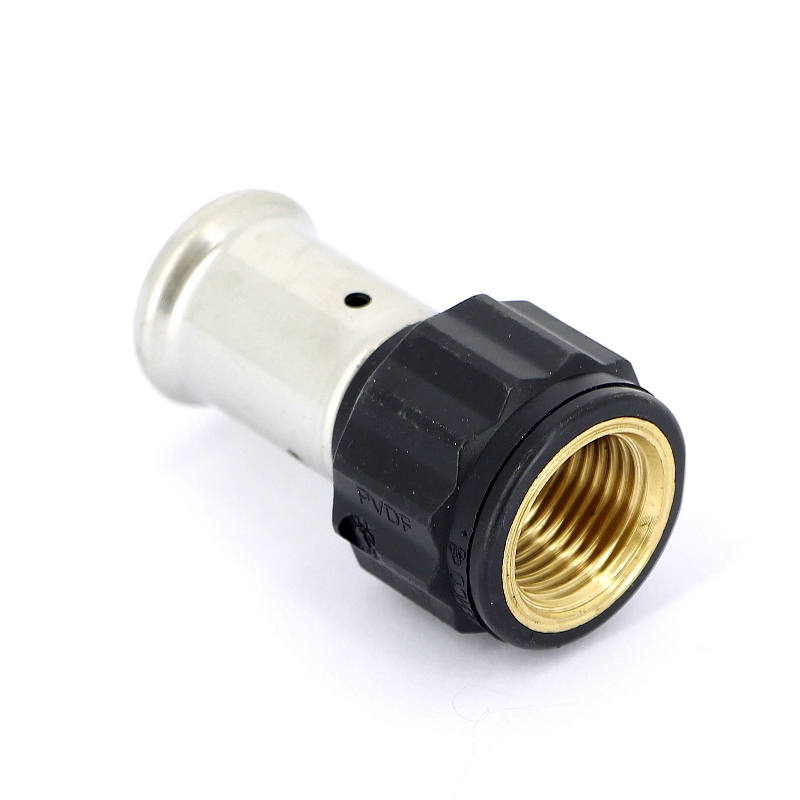 Муфта пресс-В PVDF HENCO 20x1/2" 18PK2004