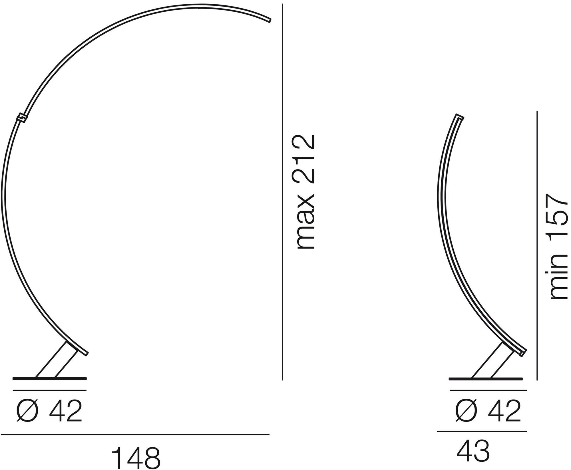 KUNDALINI Регулируемый светодиодный торшер из алюминия sun-id-1425641 - Вид №3