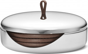 10661477 Georg Jensen Набор подставок Georg Jensen "Скай" 12см, 4 шт. Сталь нержавеющая