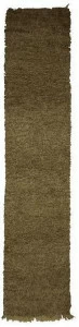 AFOLKI Прямоугольный однотонный ковер с длинным ворсом из шерсти Beni ourain Taa997be