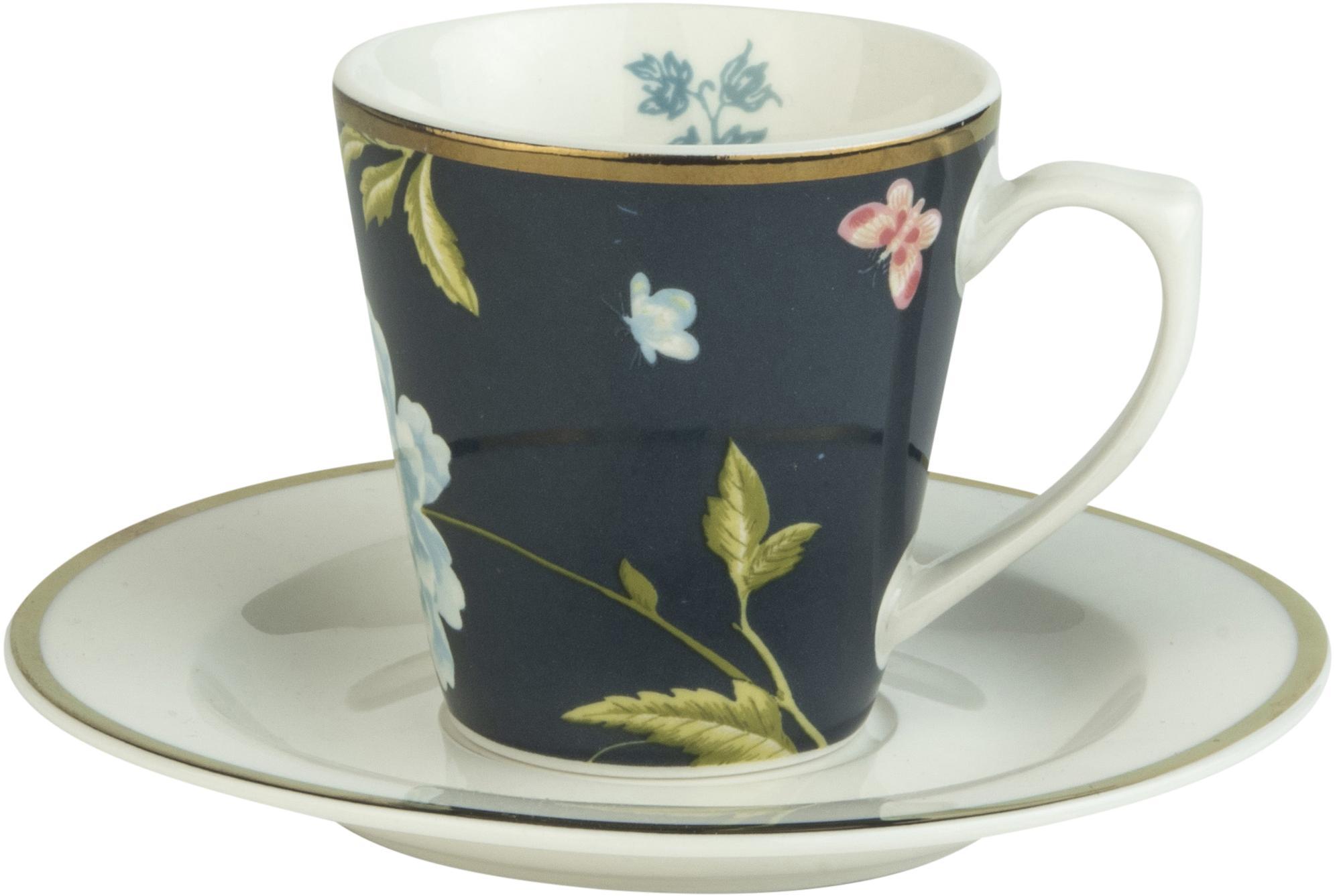 Кофейная пара эспрессо LAURA ASHLEY Midnight Uni, 90мл 181226