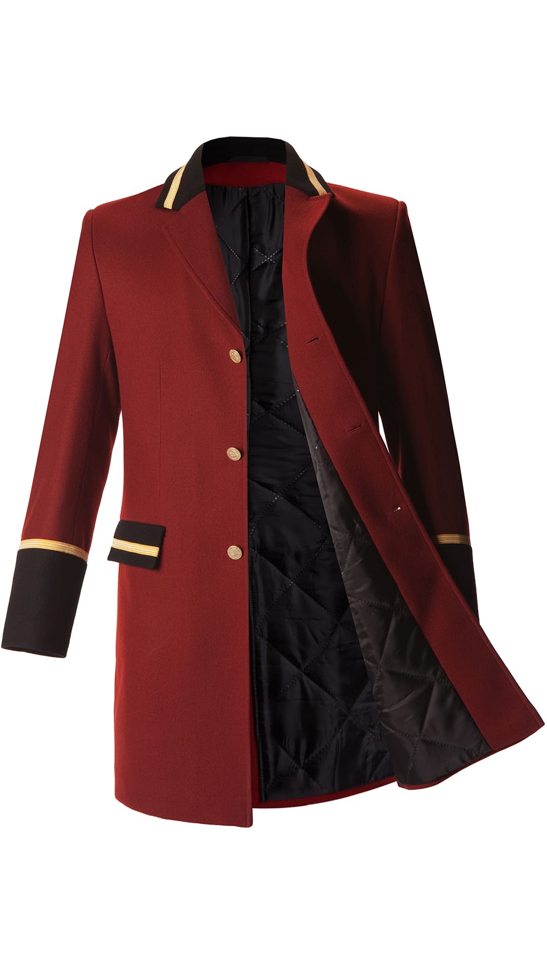 67740 Жакет удлиненный  Швейцар bordeaux (бордо) El-Risto  Бренд "El-Risto" (Эль Ристо), каталог товаров размер 56/188  - Вид №2